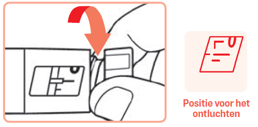 Stap 7: Draai de doseerknop langzaam totdat je 2 klikken hoort