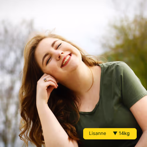 Vrouw die deelneemt aan een medisch gewichtsverliesprogramma