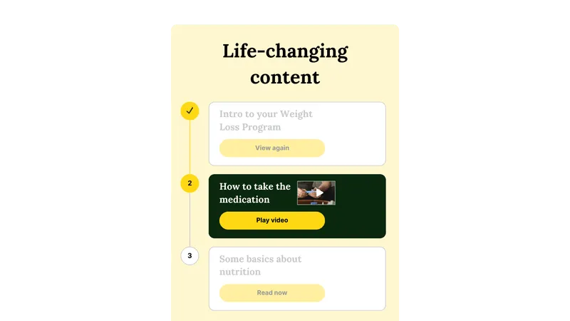 Education for permanent weight loss