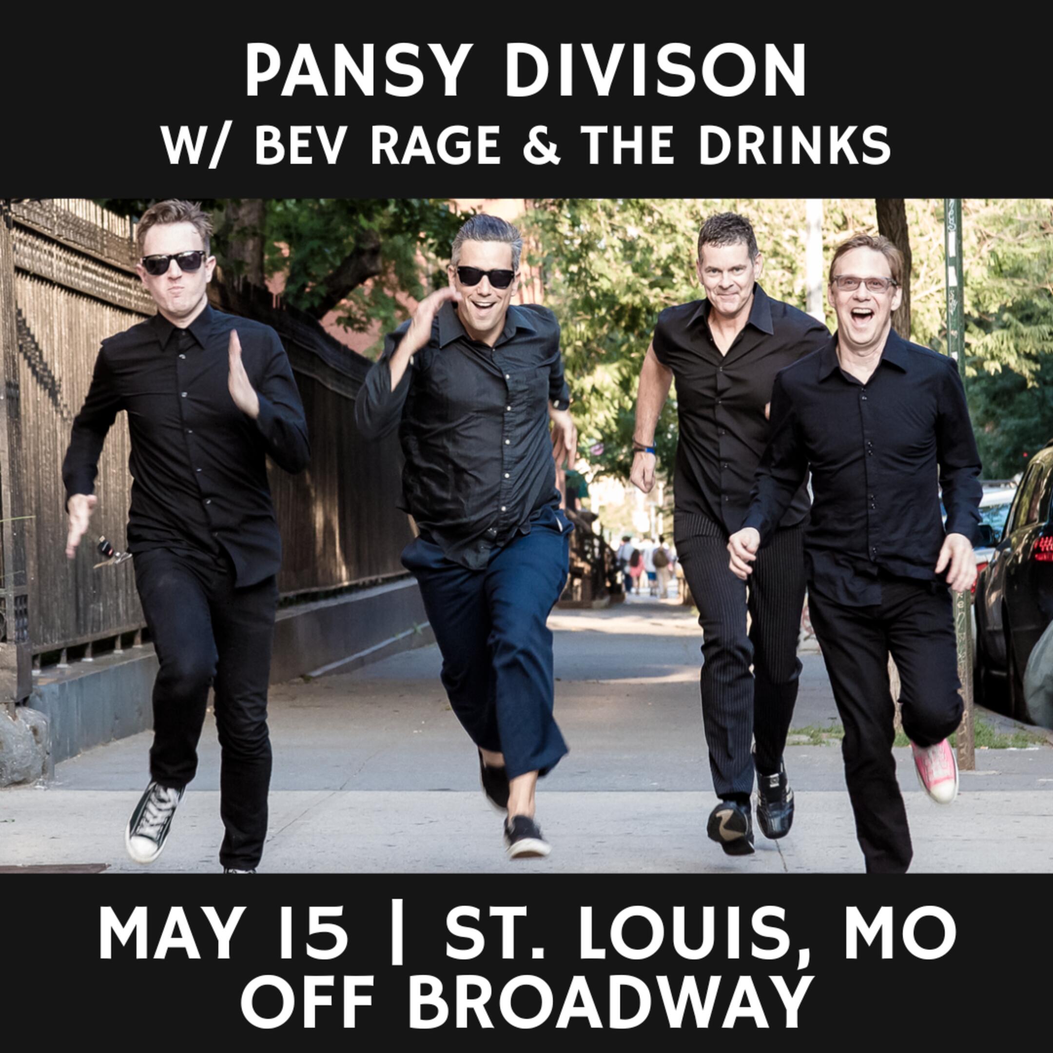 PANSY DIVISION / BEV RAGE & THE DRINKS