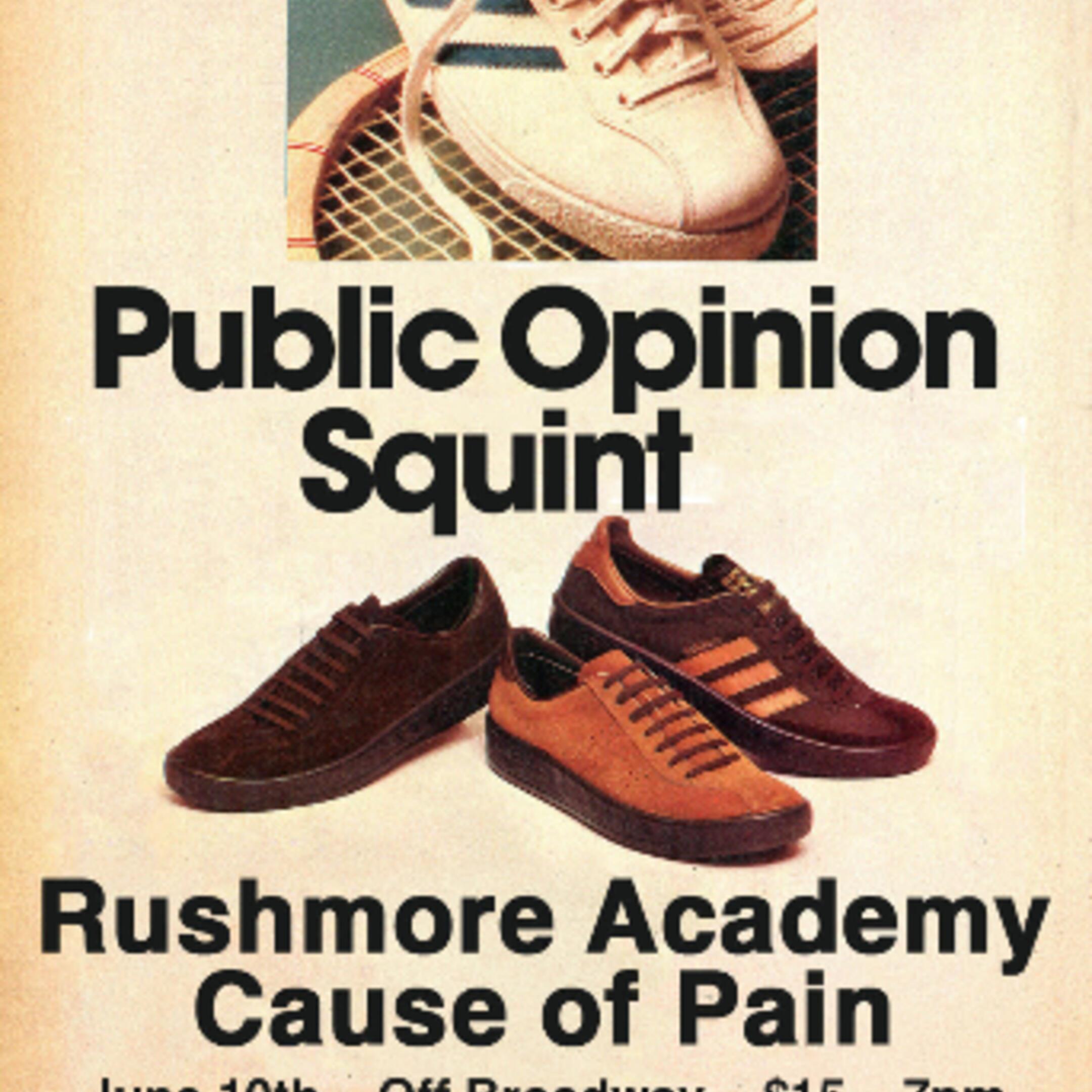 PUBLIC OPINION / SQUINT / RUSHMORE ACADEMY / CAUSE OF PAIN