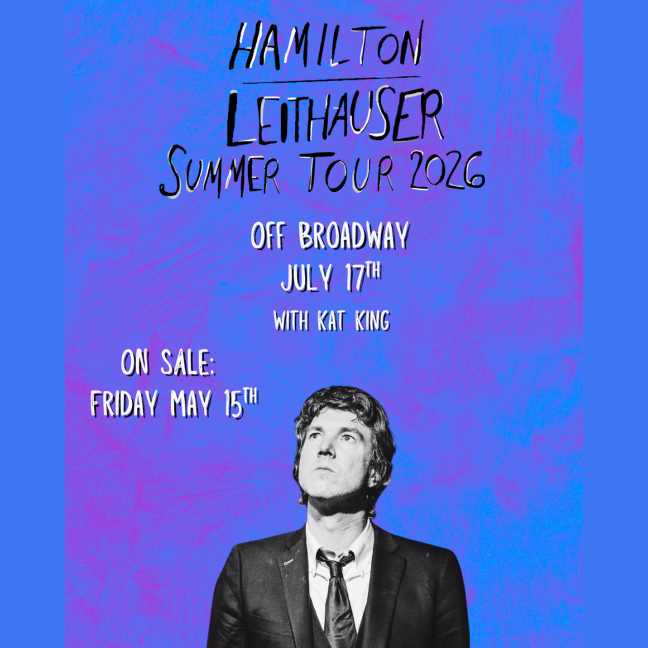 Hamilton Leithauser - Summer 2026 Tour