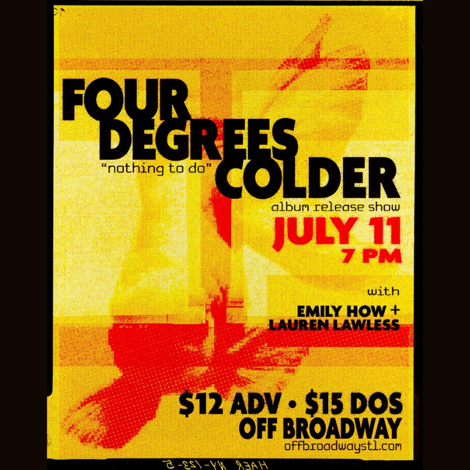 Four Degrees Colder "Nothing To Do" Album Release Show