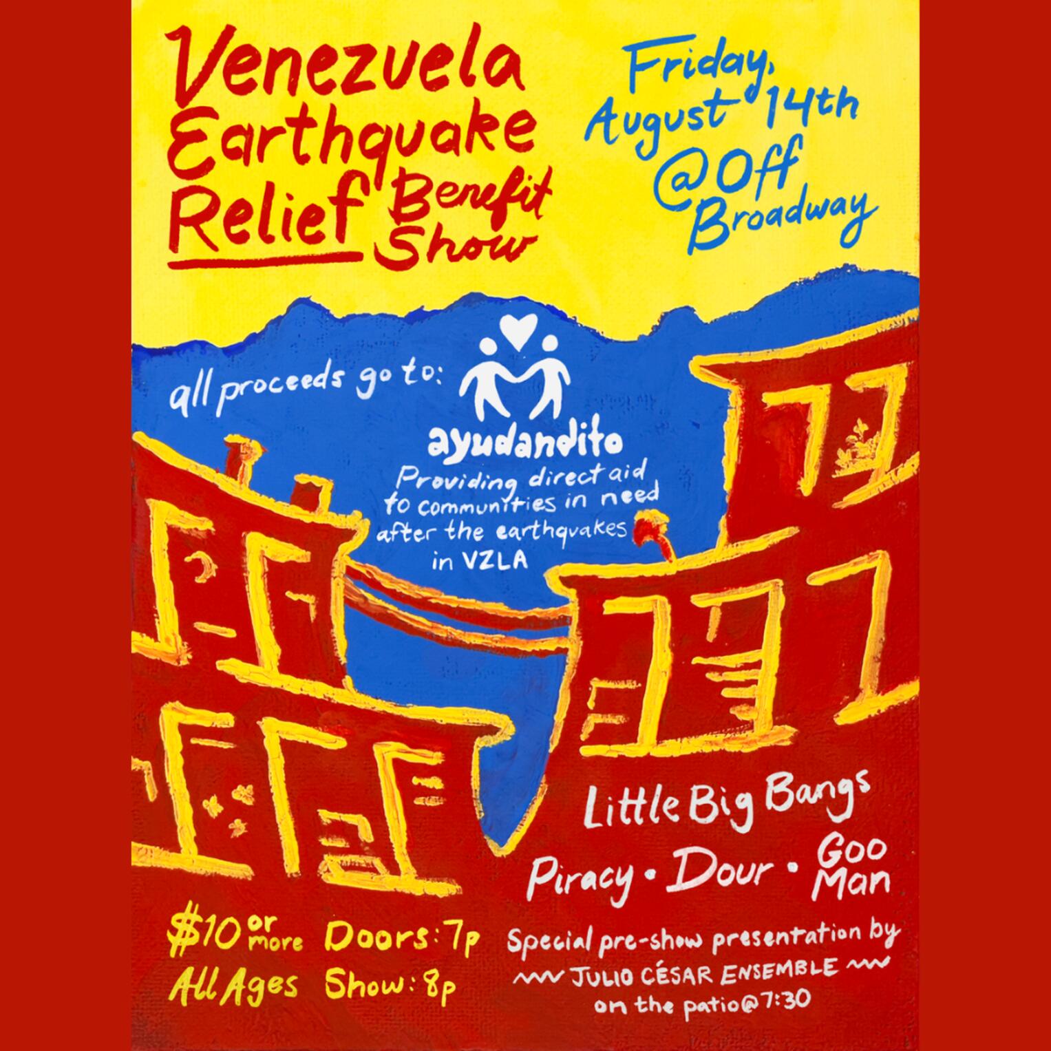 Venezuelan Earthquake Benefit