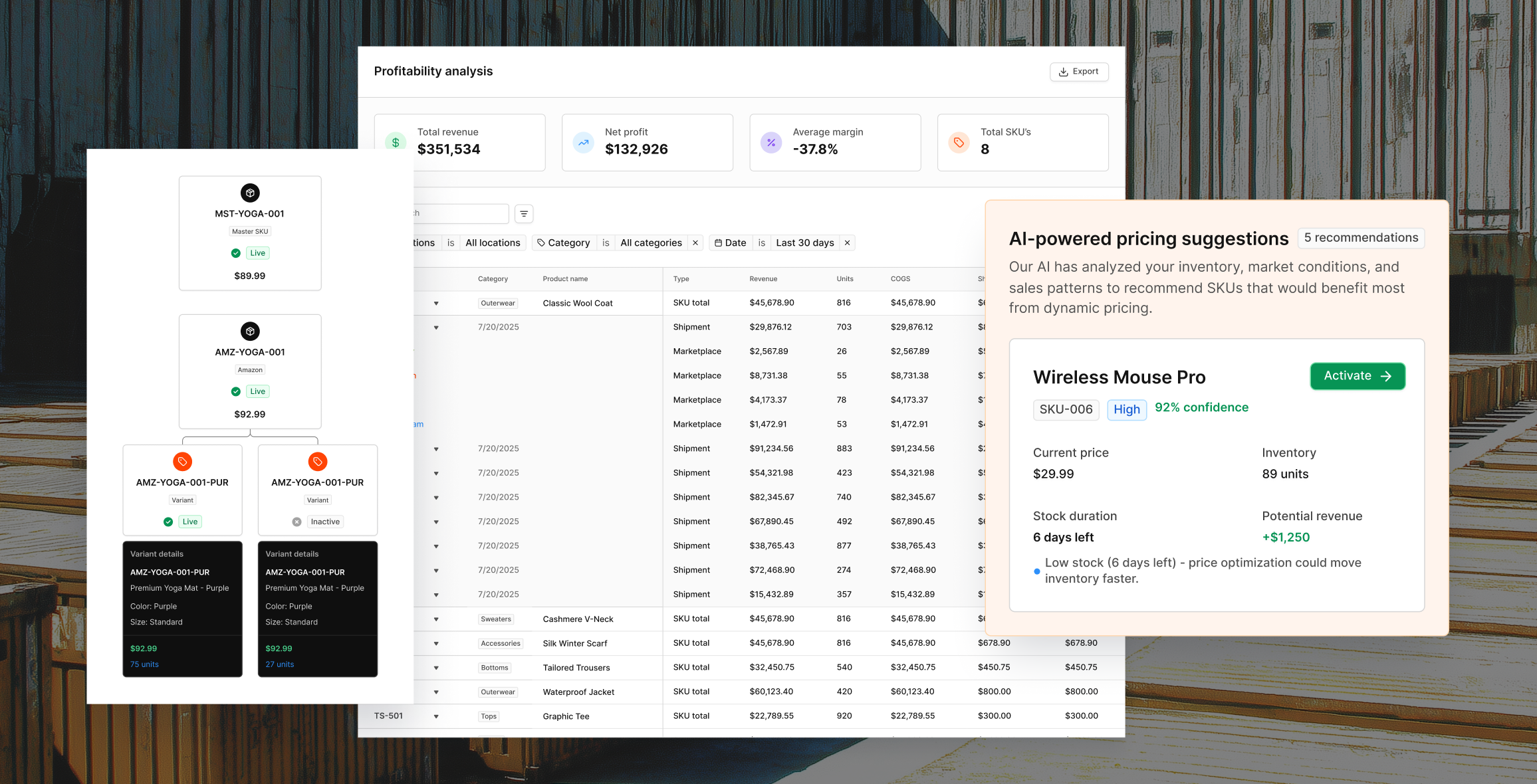 An image of redo's customer dashboard