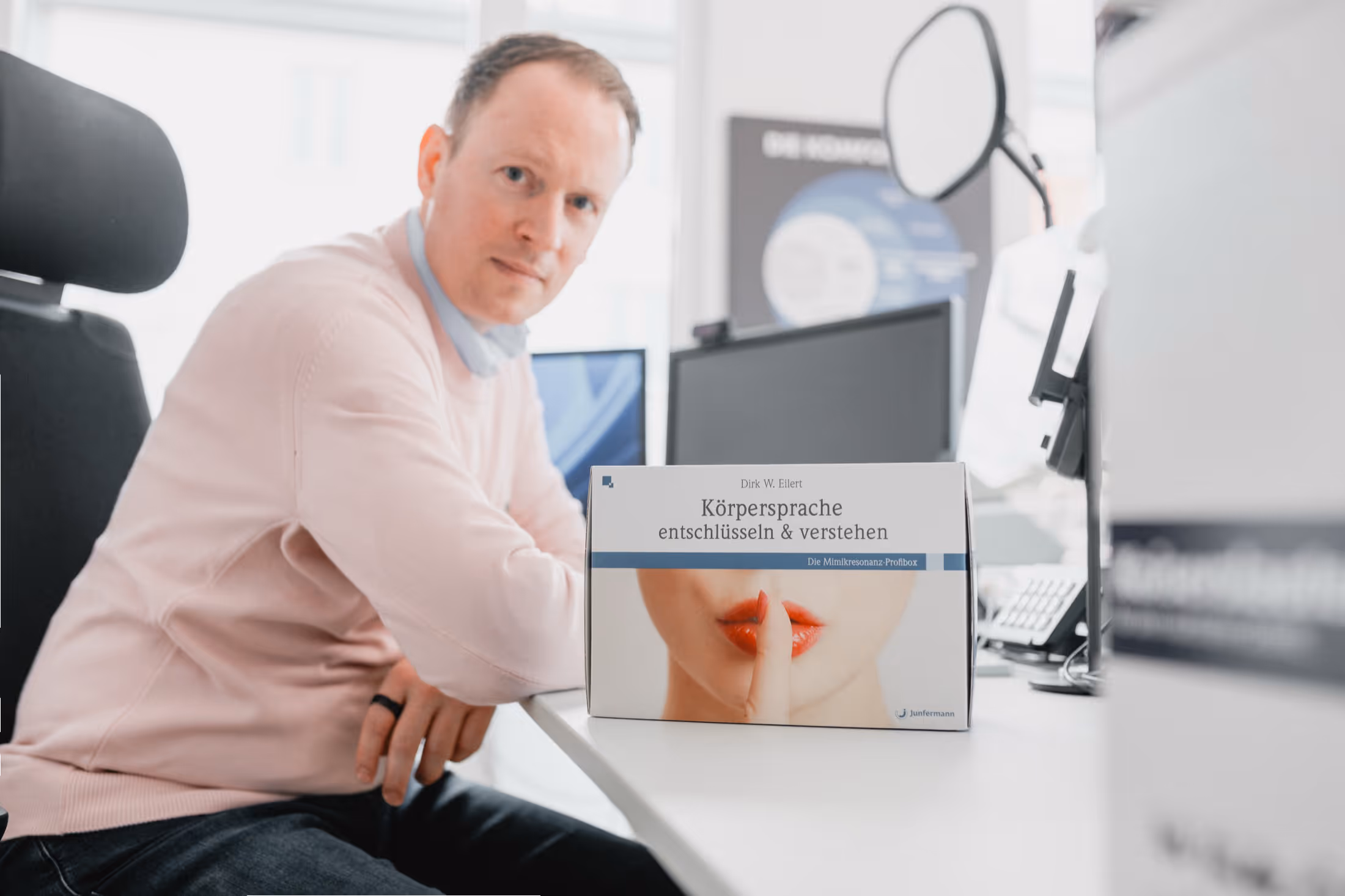 Christian Wermke mit Mimik Ressonanz Kit