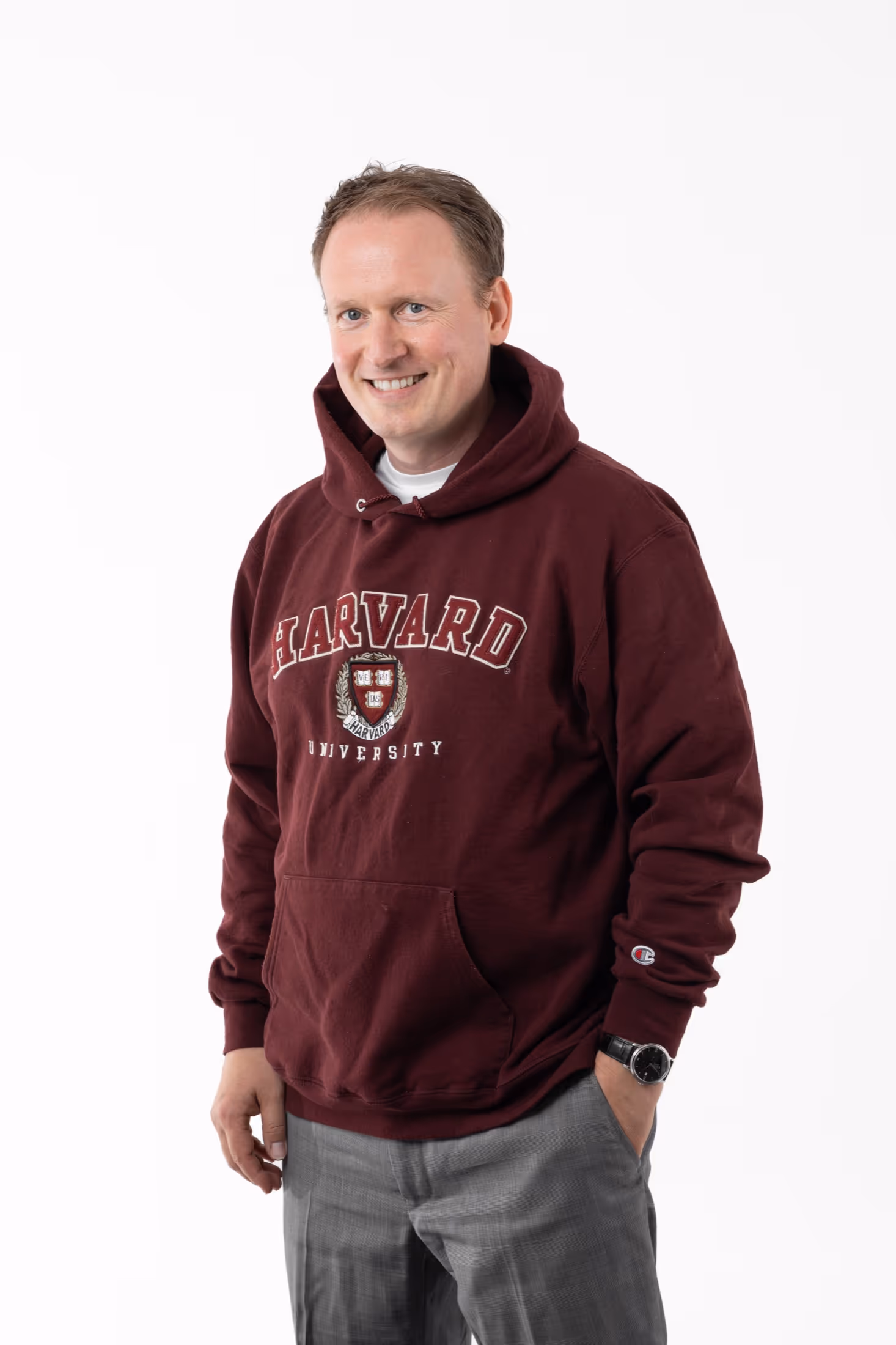 Christian Wermke in Harvard Pullover
