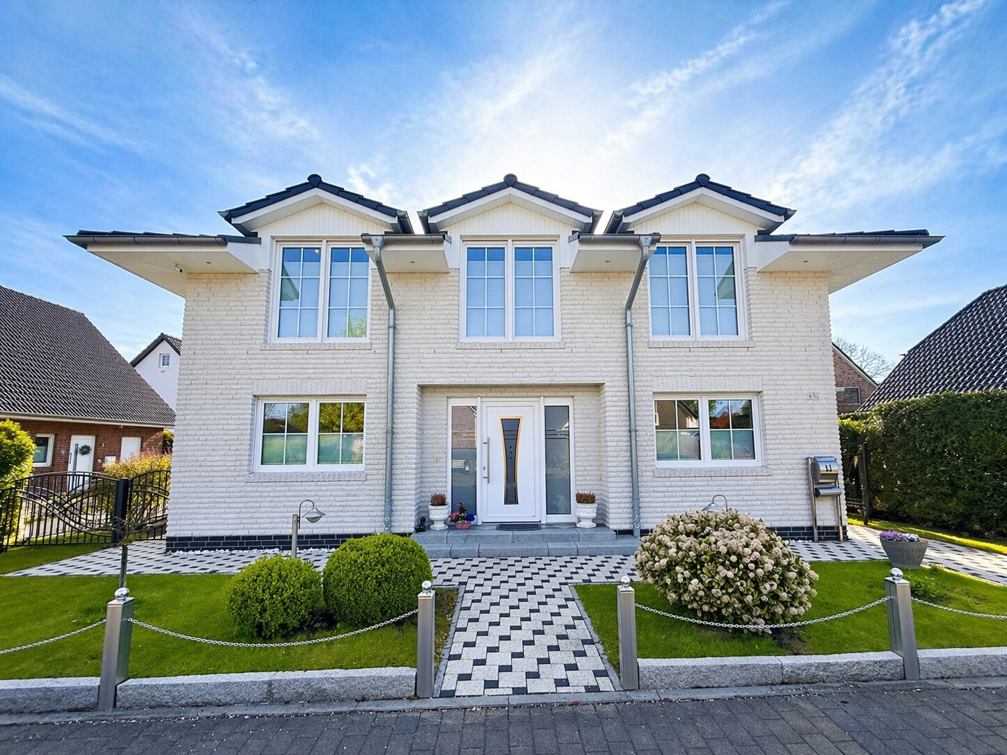 [background image] funeral home exterior