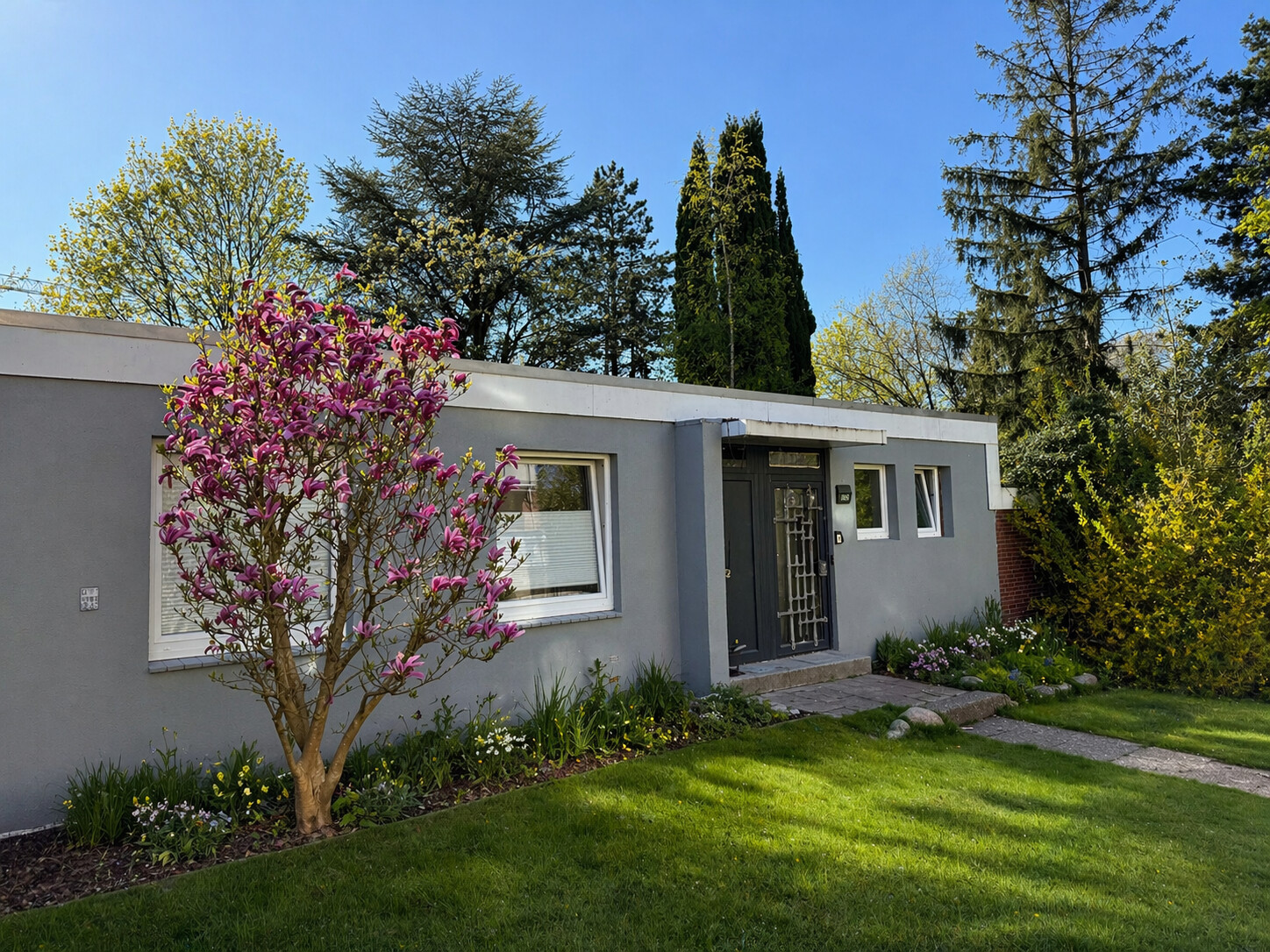 [background image] funeral home exterior