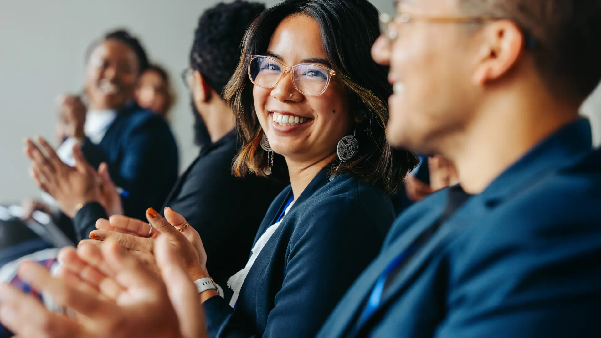 Indigenous woman smiling