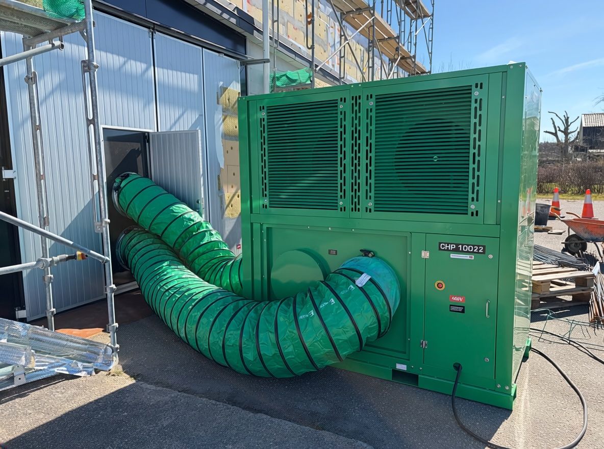 CHP100: Maksimal varmeeffekt for de mest krevende byggeplassene