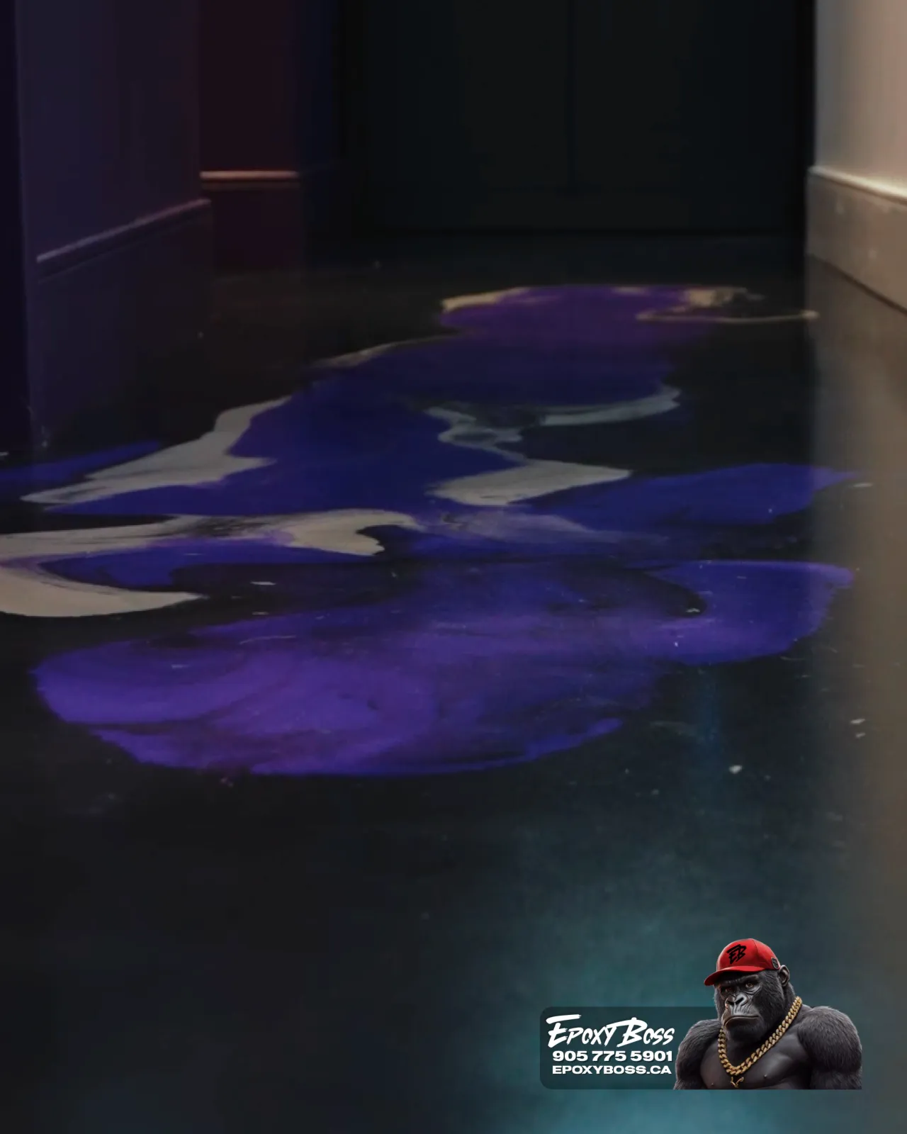 metallic floor
