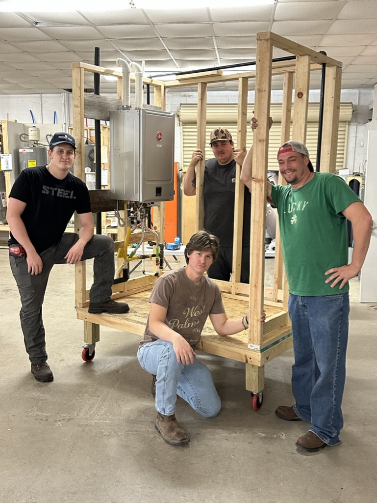 TPC mentor working with students