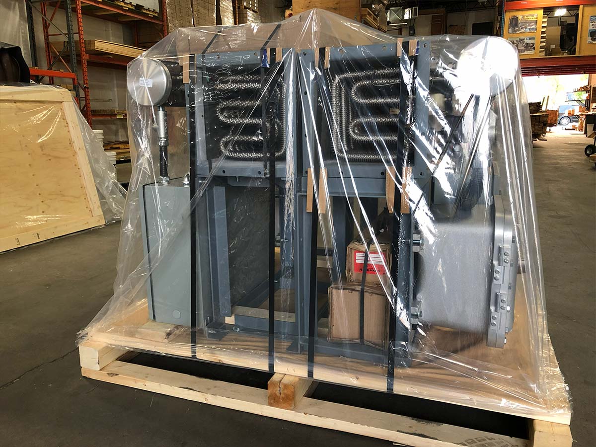 Crating and packaging for medical and laboratory equipment