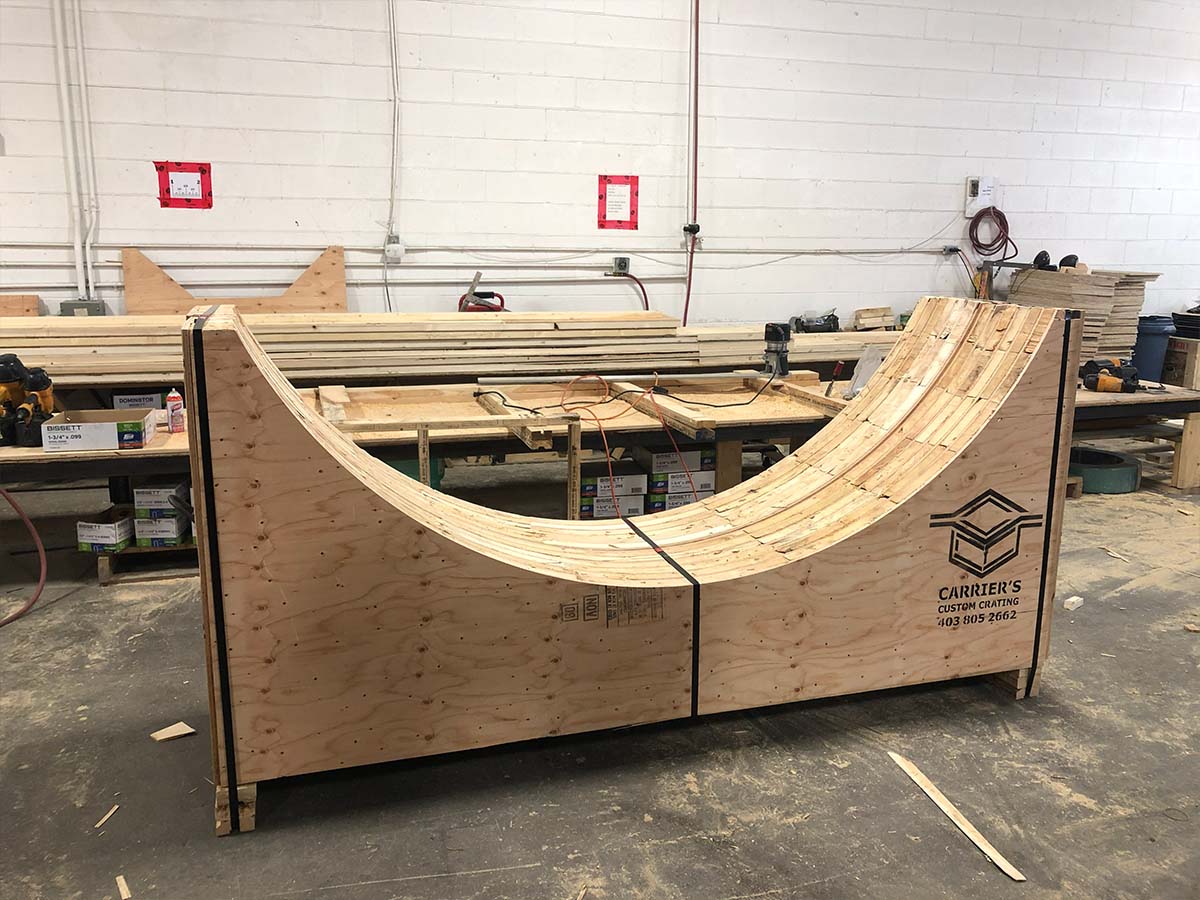 Heavy shipping saddle designed for equipment weighing over 50,000 lbs