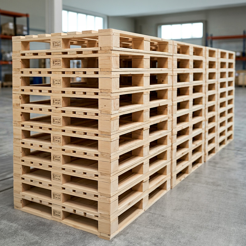 Heavy-duty custom industrial pallet built for oversized machinery