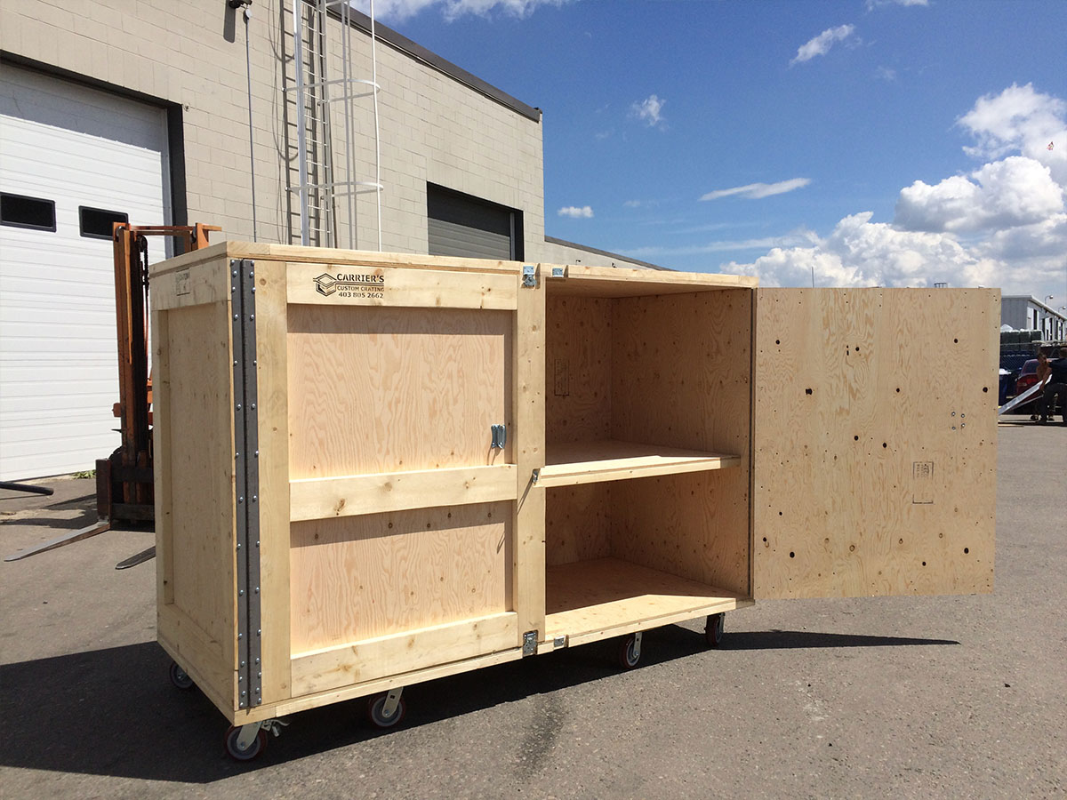 Custom crate built for a modular exhibit system