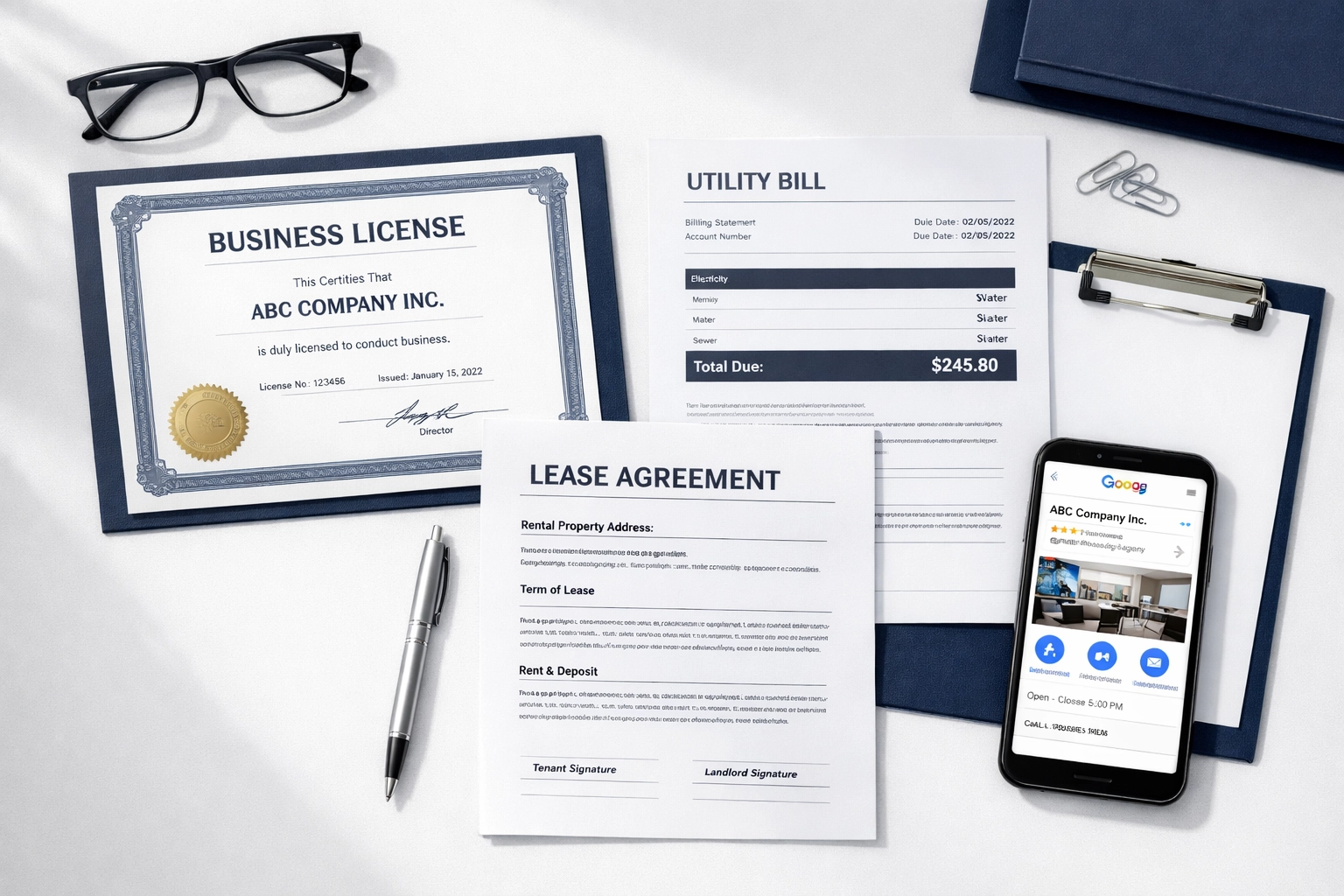 Business license and documents needed for Google Business Profile reinstatement appeal