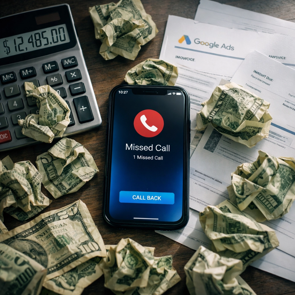 Wasted marketing budget from missed contractor leads with scattered cash and phone