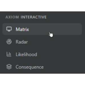 Axiom Matrix selection panel