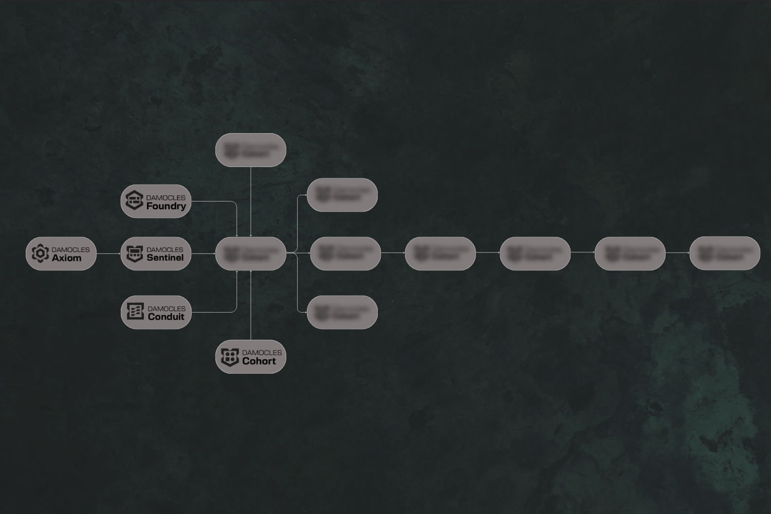 Damocles software pipeline fully expanded