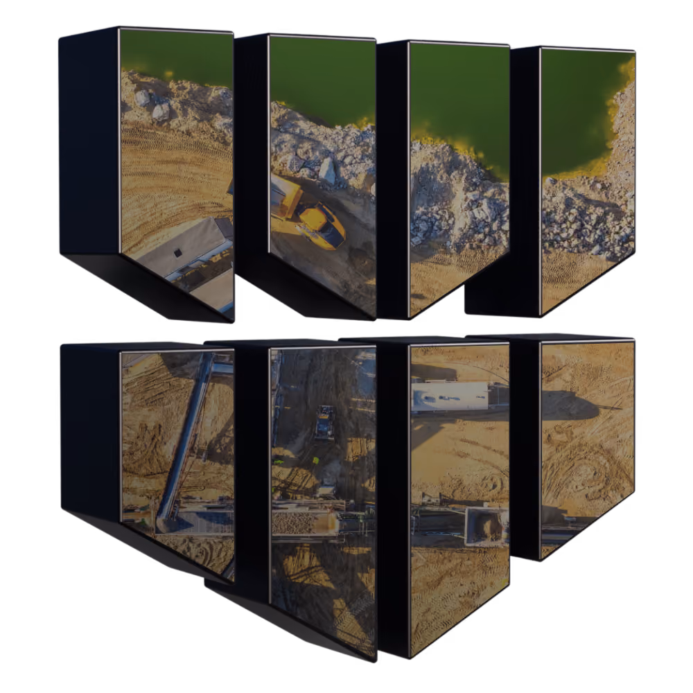Damocles Shield containing image of mining operations