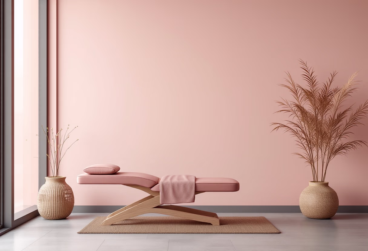 image of calming clinic atmosphere (for an acupuncturist)