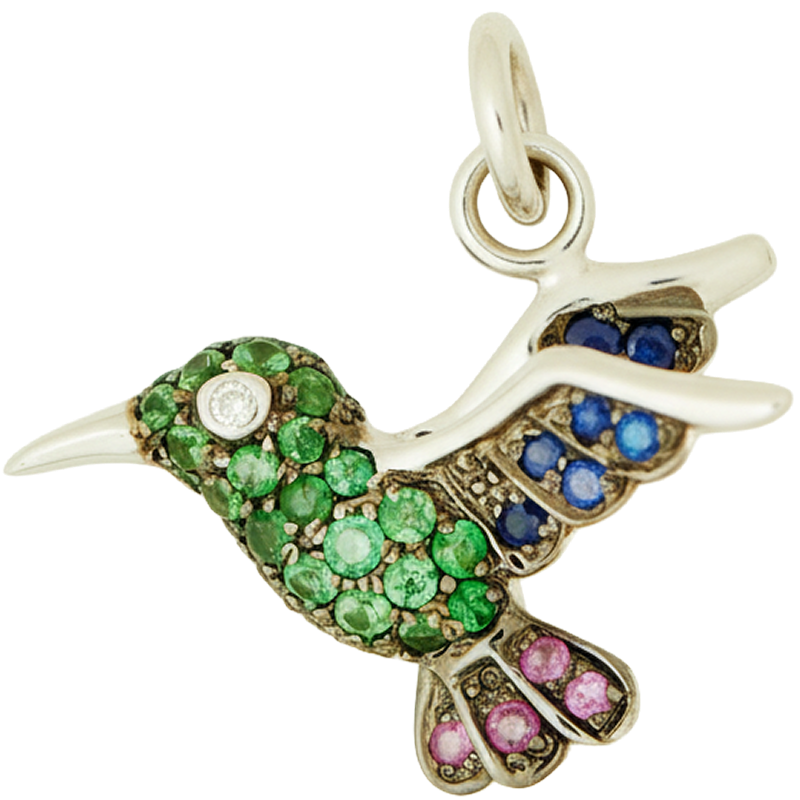 Hummingbird Charm