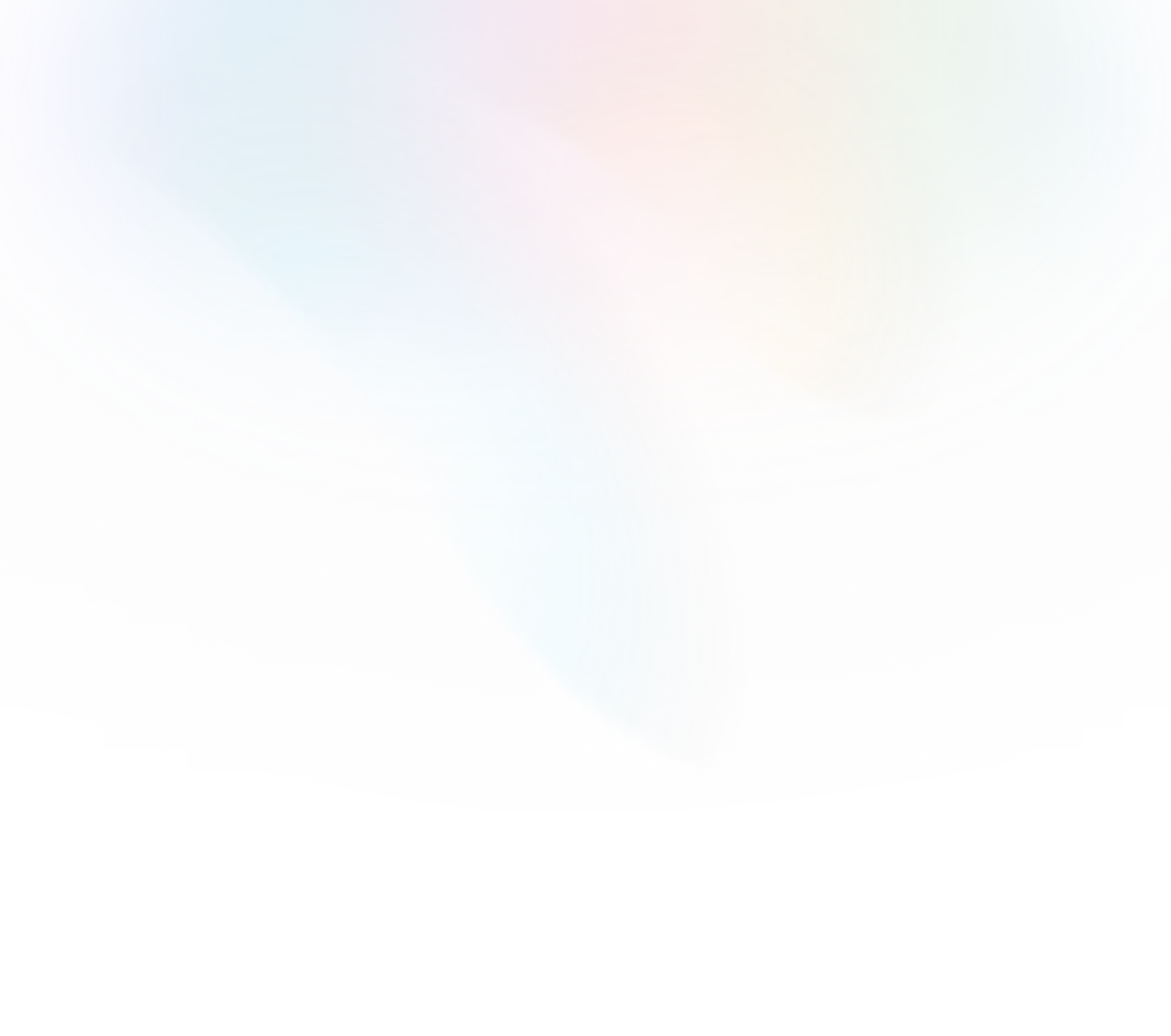 Motif abstrait de lumières colorées floues en forme de rubans tournants avec dégradés bleus, verts et rouges sur fond gris.