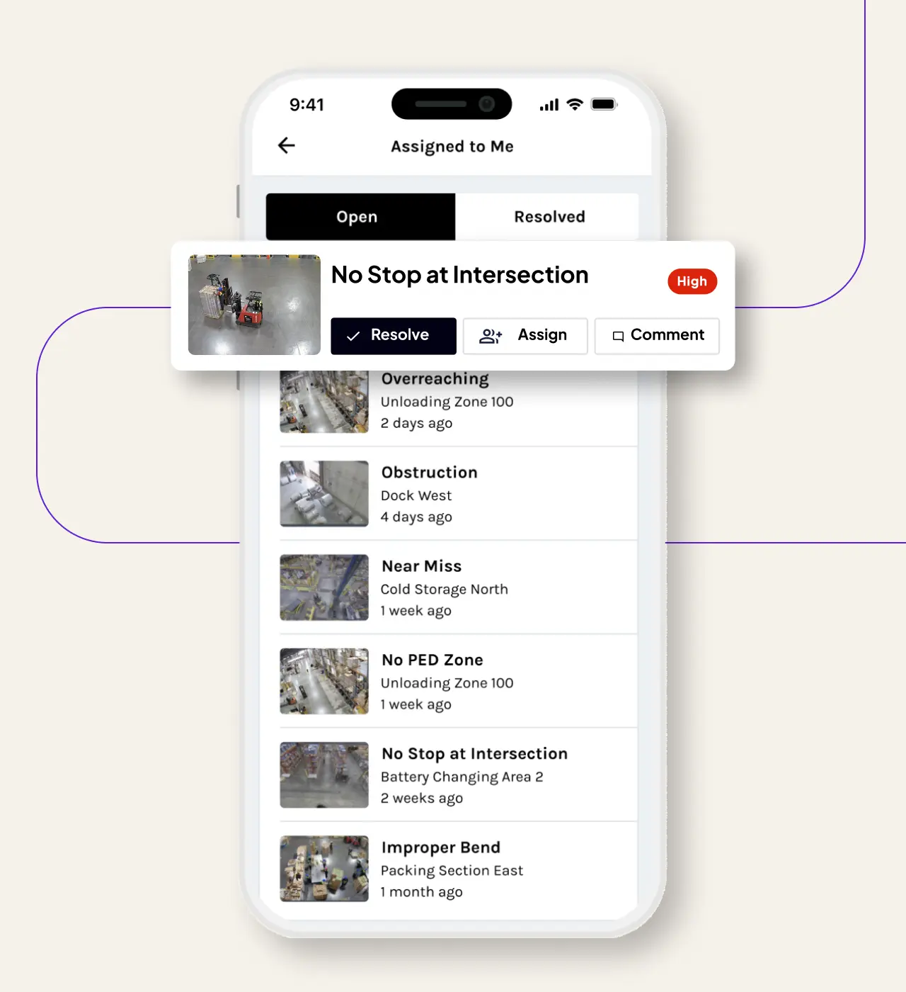 Close-up of a black and white measuring scale with a red label and black markings.