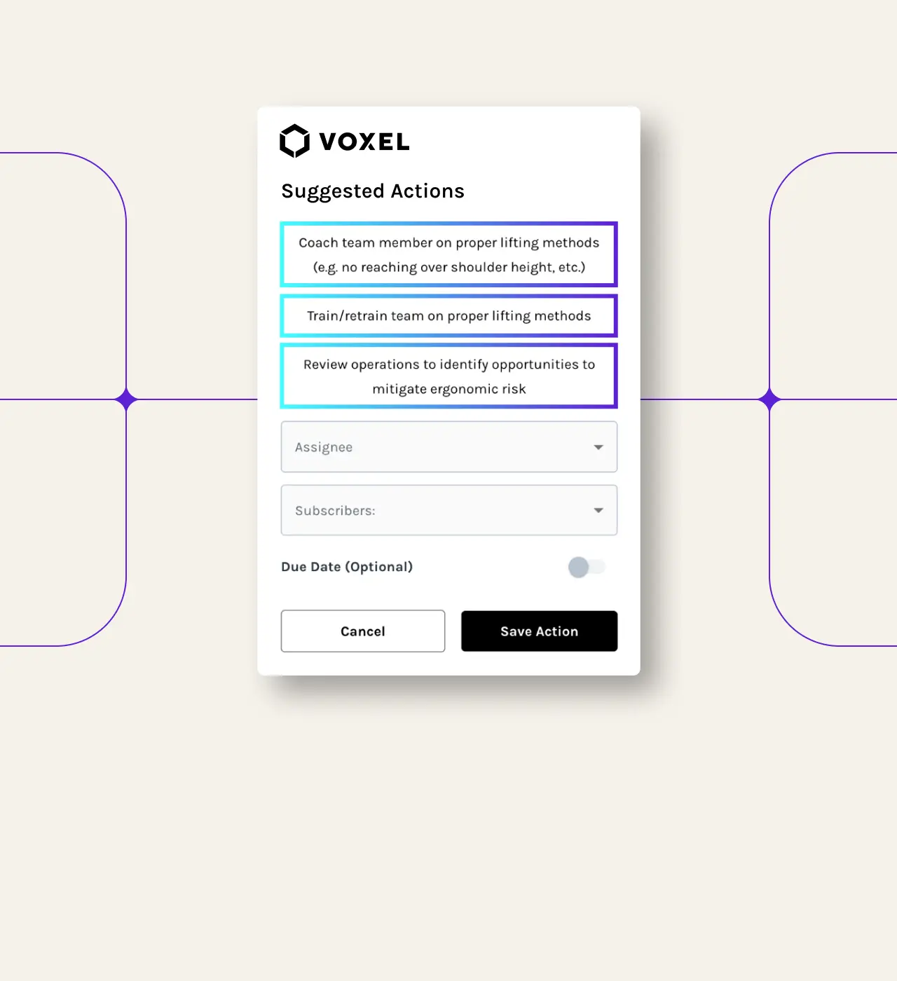 Close-up of a scratched metal camera gimbal or stabilizer arm with a red indicator line on the side.