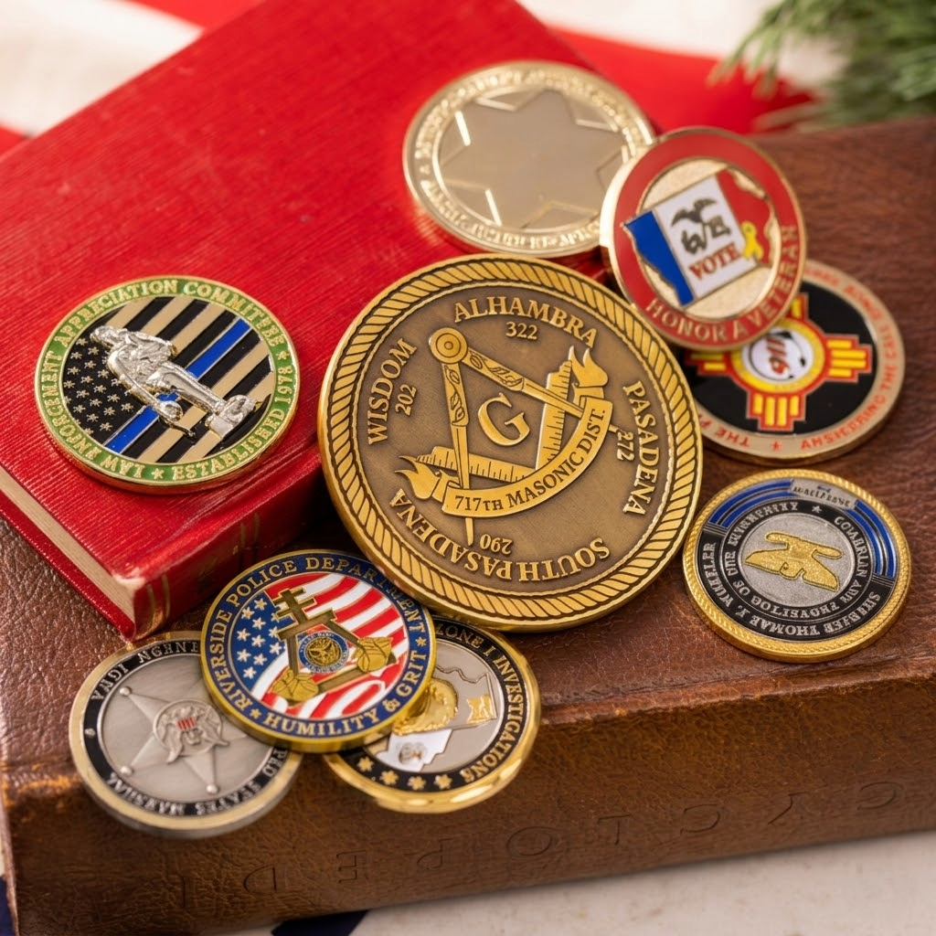 PinProsPlus Custom Challenge Coins — 100-Unit Growth Pack