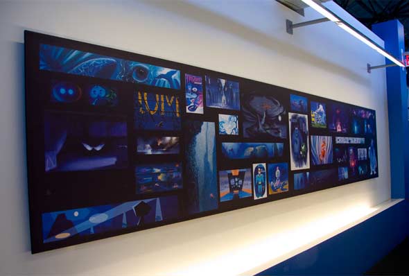 Zynga Offices custom printed shades by OrangePiel