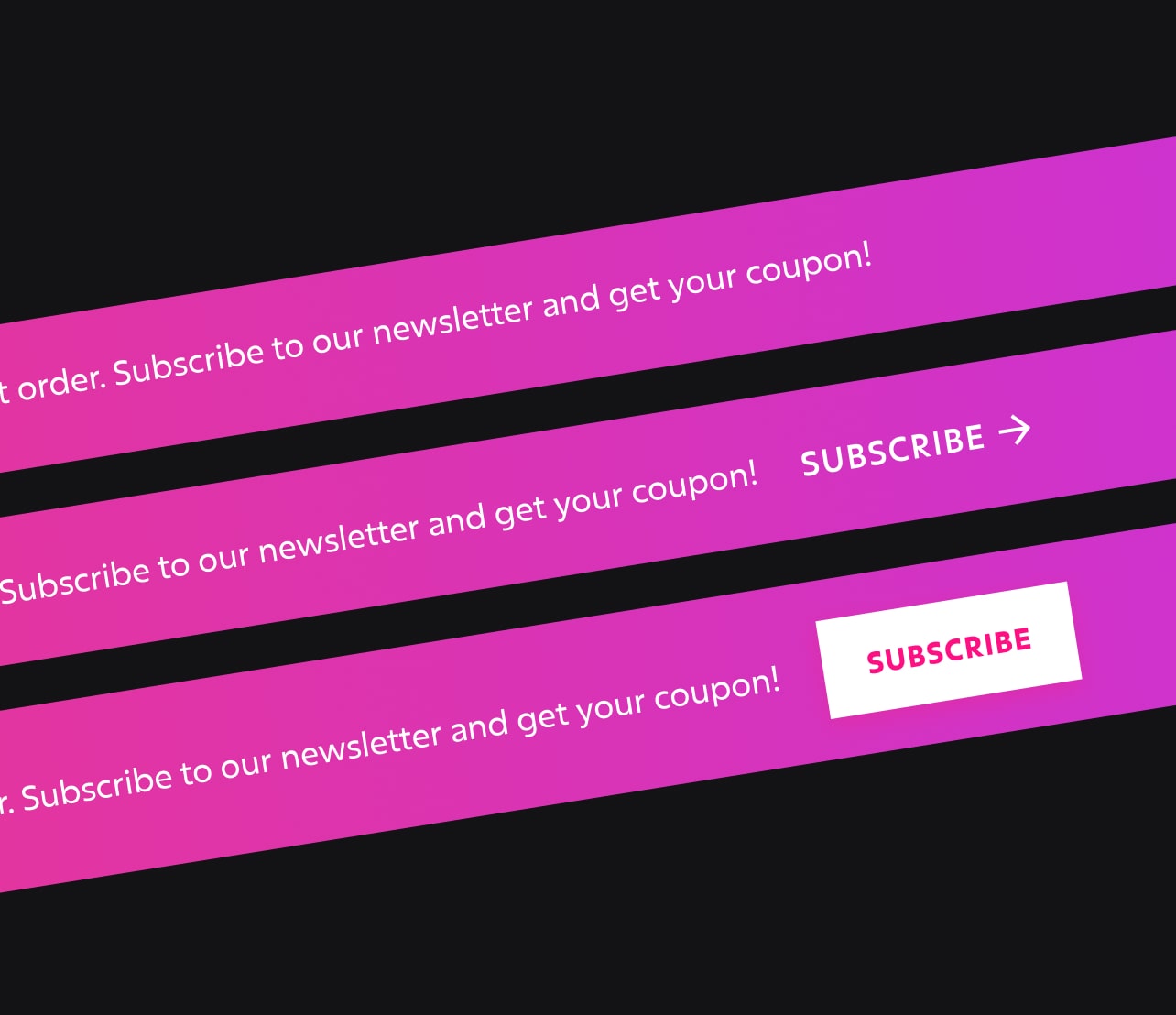 Notification Bars - Club X Webflow Template