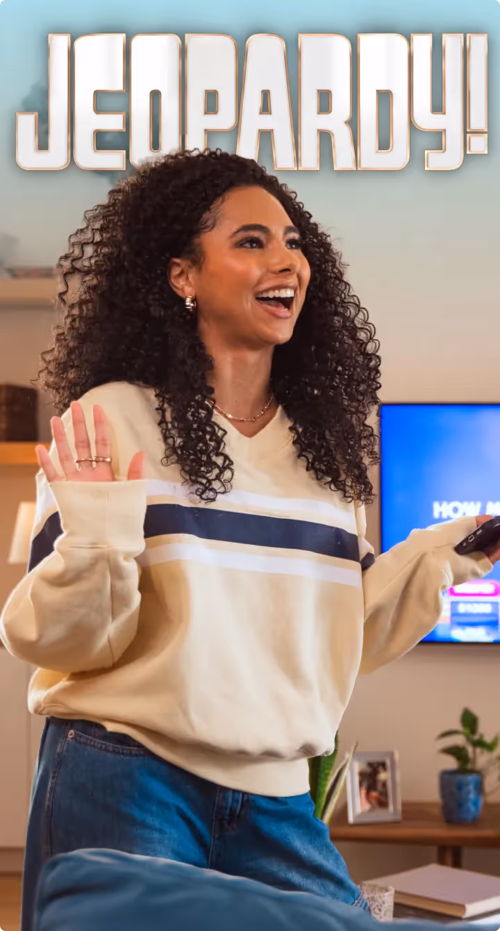 Step behind the podium and play Jeopardy! like never before.