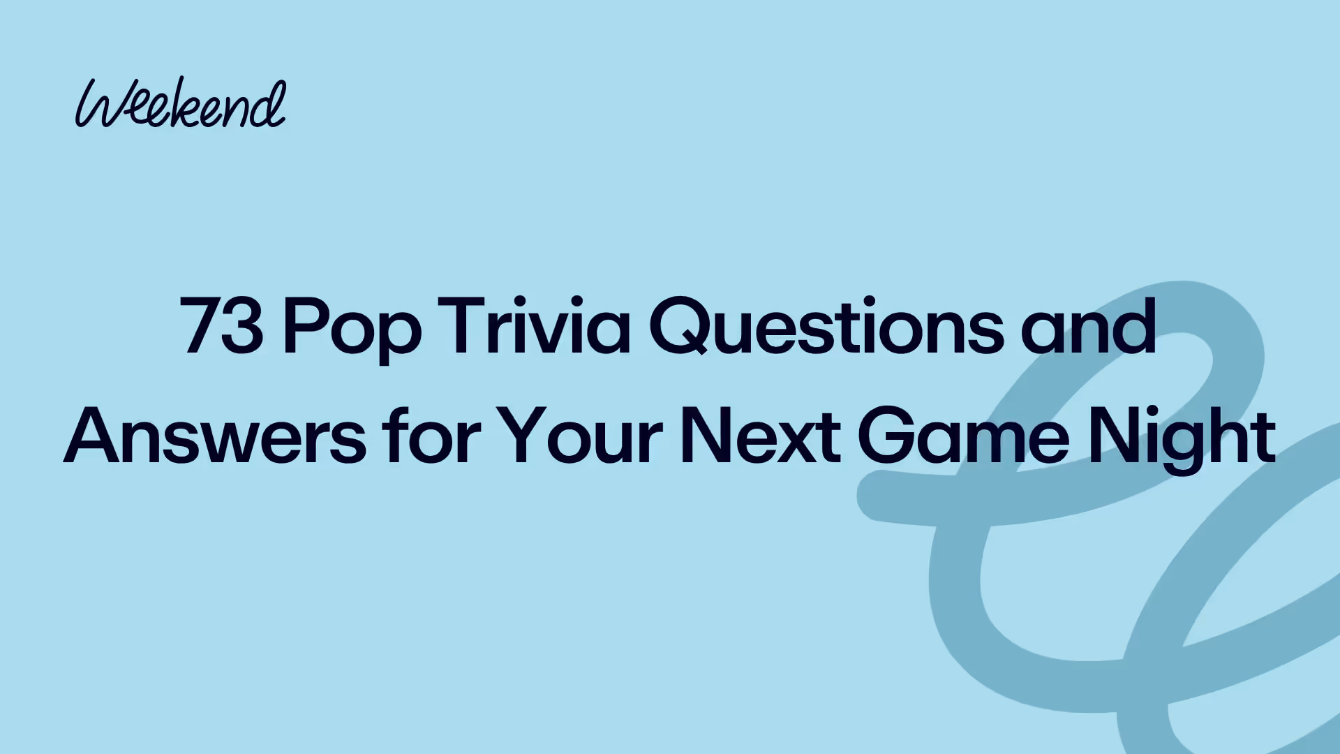 73 Pop Trivia Questions and Answers for Your Next Game Night