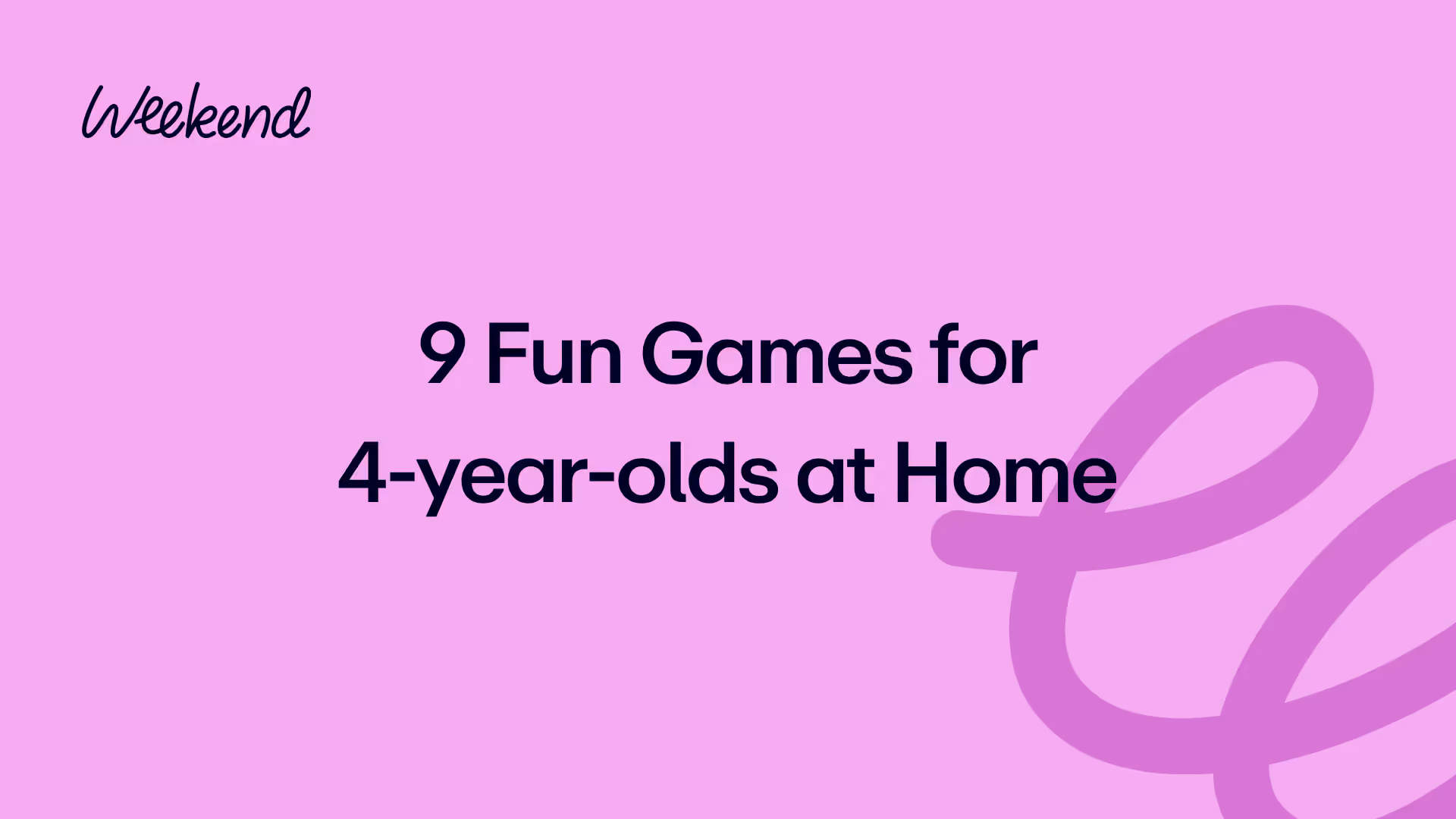9 Fun Games for 4-year-olds at Home