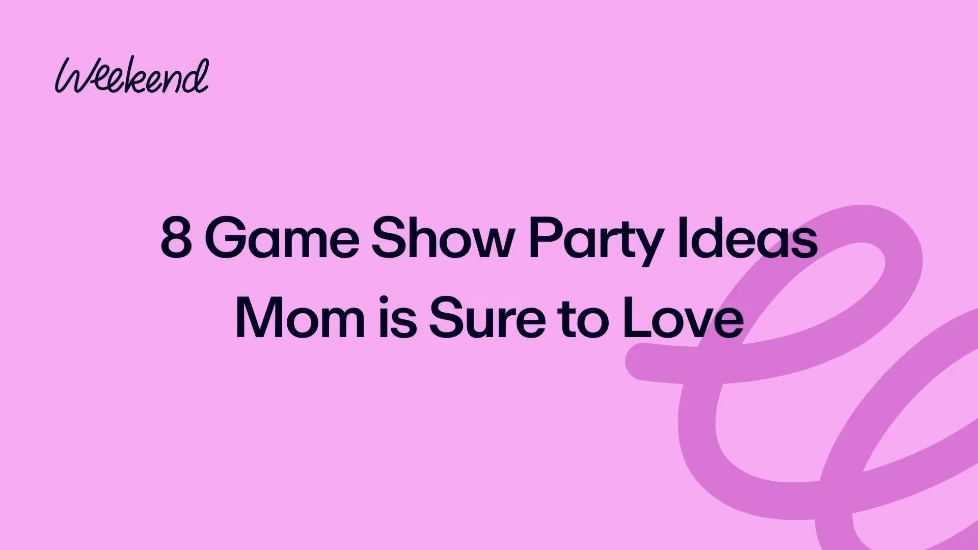 8 Game Show Party Ideas Mom is Sure to Love
