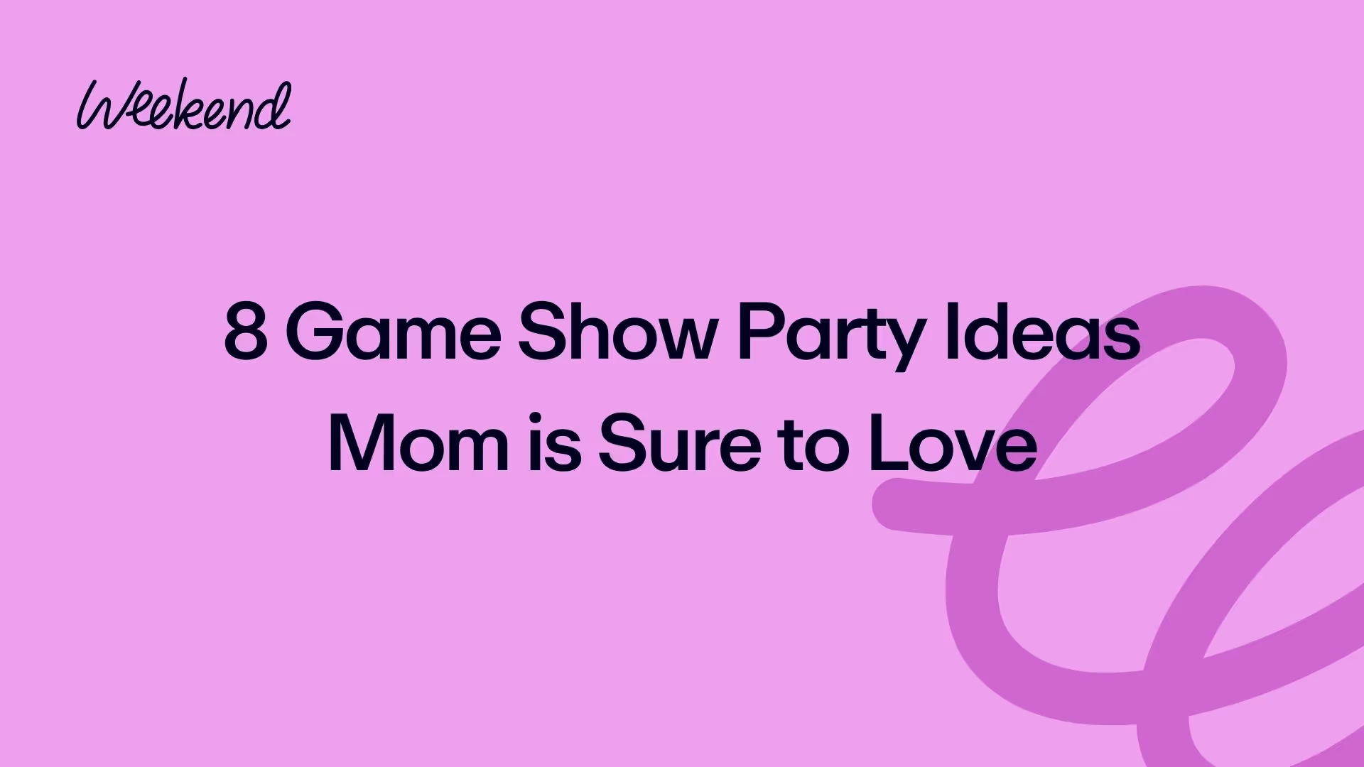 8 Game Show Party Ideas Mom is Sure to Love