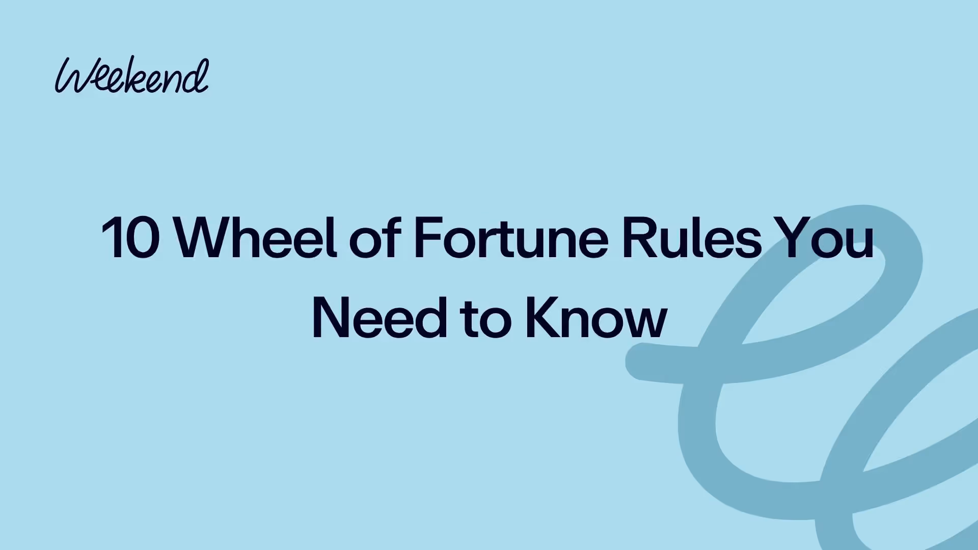 10 Wheel of Fortune Rules You Need to Know