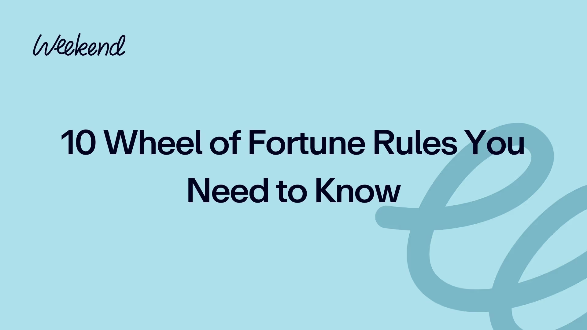 10 Wheel of Fortune Rules You Need to Know