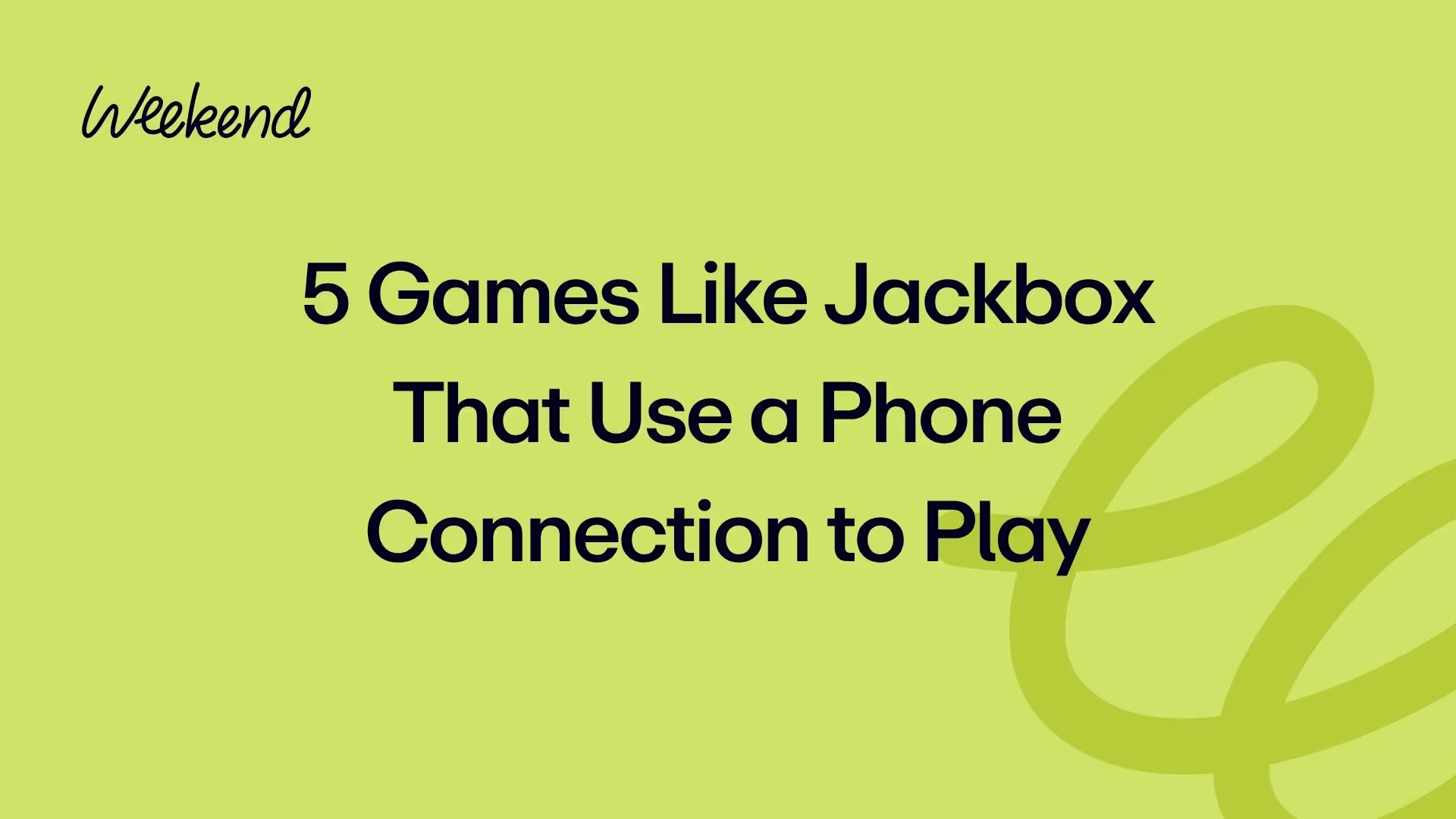5 Games Like Jackbox That Use a Phone Connection to Play