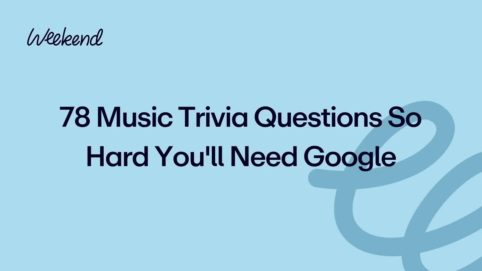 78 Music Trivia Questions So Hard You'll Need Google