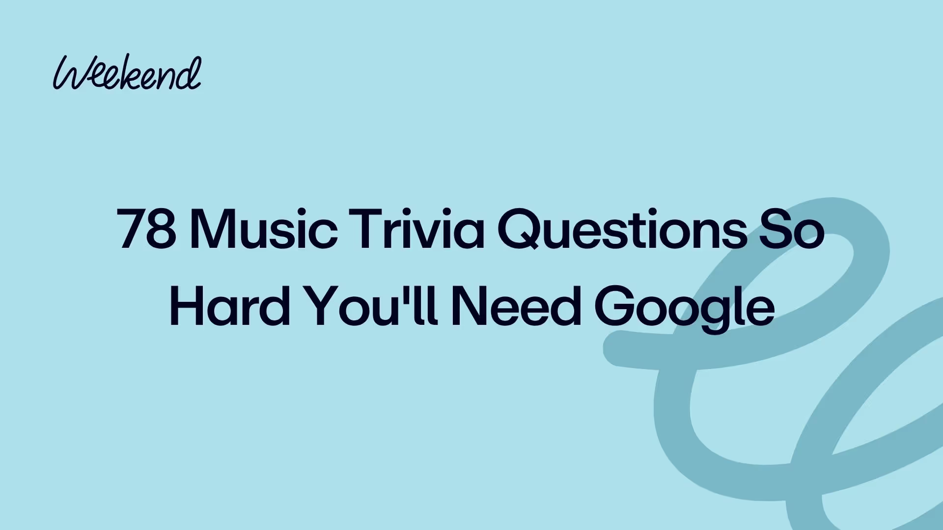 78 Music Trivia Questions So Hard You'll Need Google