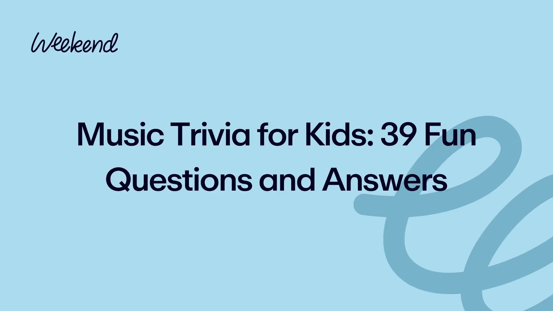 Music Trivia for Kids: 39 Fun Questions and Answers 