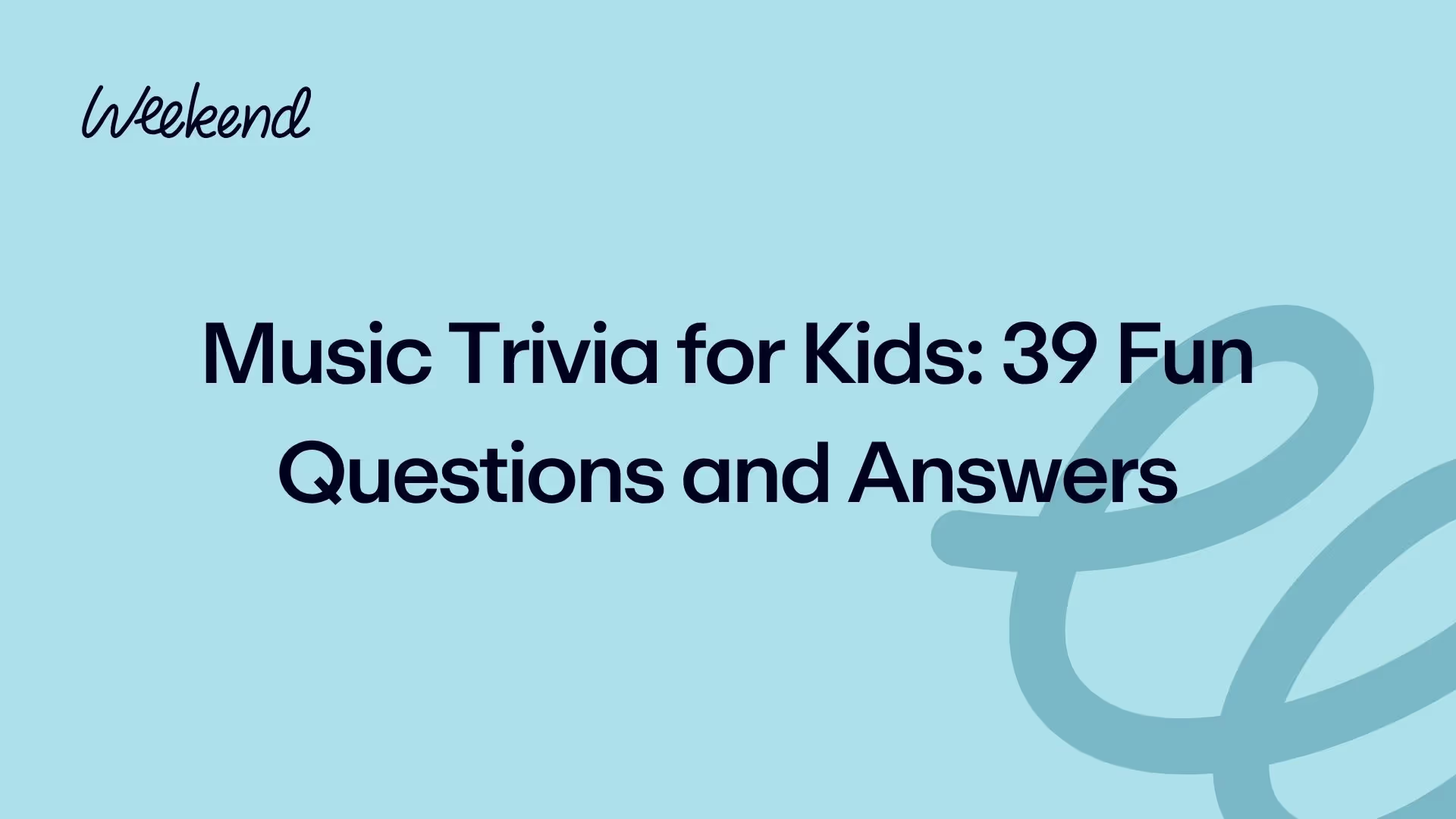 Music Trivia for Kids: 39 Fun Questions and Answers 