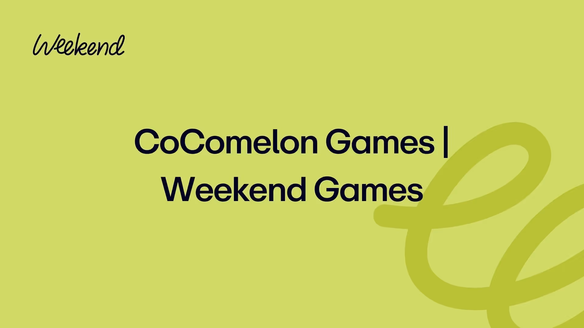 CoComelon Games | Weekend Games