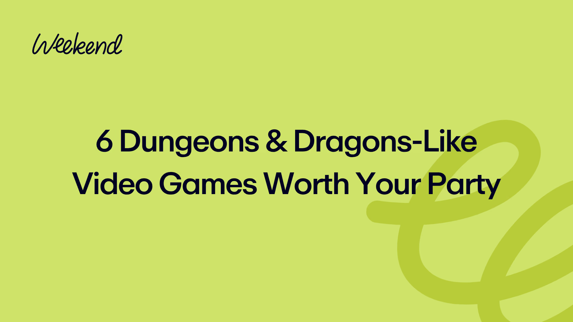6 Dungeons & Dragons-Like Video Games Worth Your Party