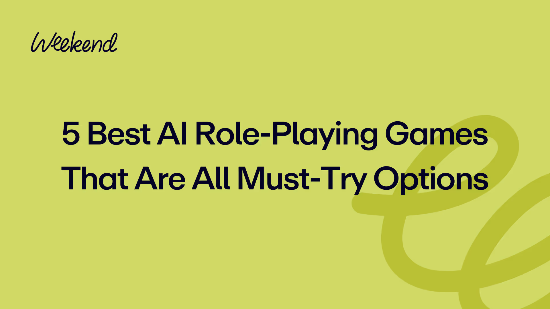 5 Best AI Role-Playing Games That Are All Must-Try Options