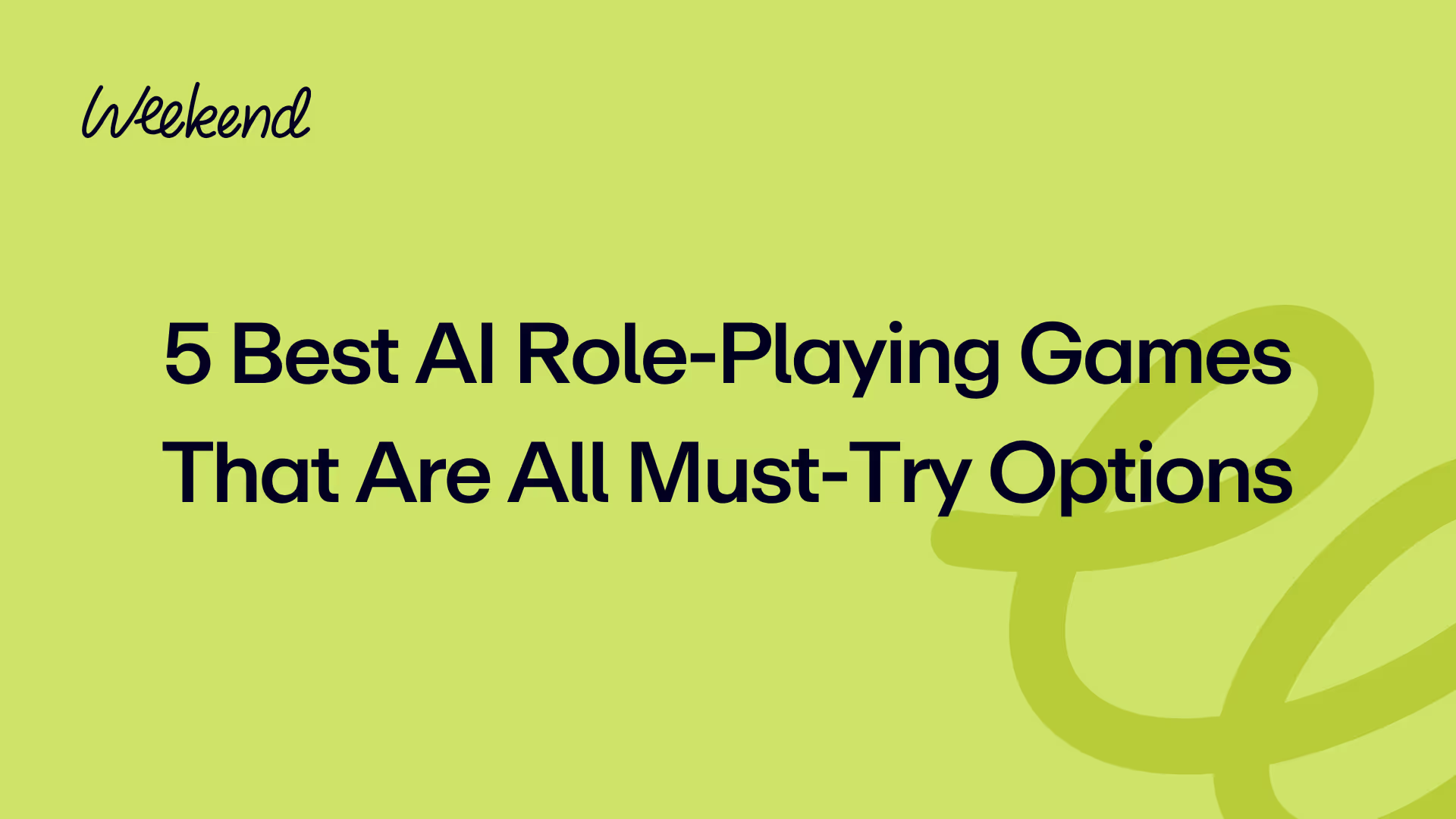 5 Best AI Role-Playing Games That Are All Must-Try Options